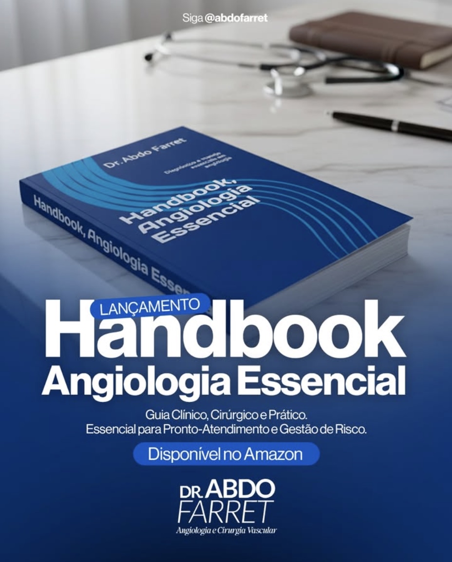 Capa do livro Handbook, Angiologia Essencial